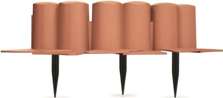 Produktbild Prosperplast Prosper Plast ipal6-r624 302 x 10 cm Garten Palisade – Terracotta (12-teilig) (100 cm)