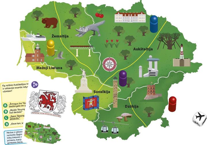 Produktbild Tactic Game "I love Lithuania" (Litauisch)