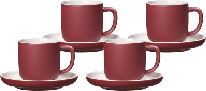 Ritzenhoff & Breker Espressotassen mit Untertassen JASPER (100 ml, 8 x)