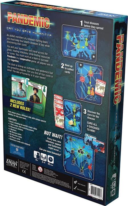 Produktbild Man.Wand Pandemic (Englisch, 2 - 4 Spieler)