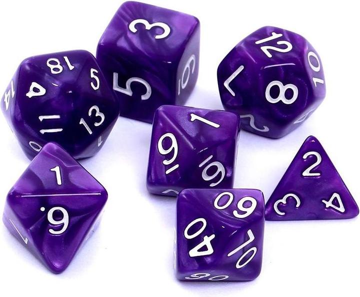 Produktbild Rebel RPG Dice Set - Pearl - Violet