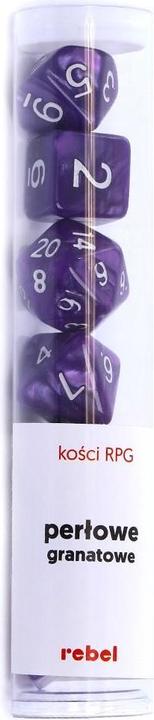Produktbild Rebel RPG Dice Set - Pearl - Violet