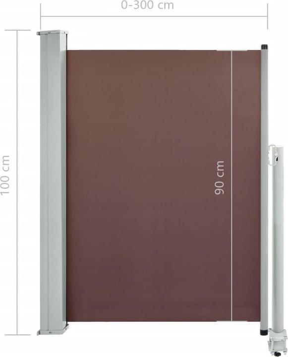 Produktbild vidaXL Seitenmarkise (3 m)