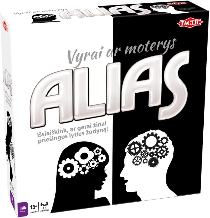 Tactic Game "Alias: Men or Women?", LT 53770 (Lithuanian)