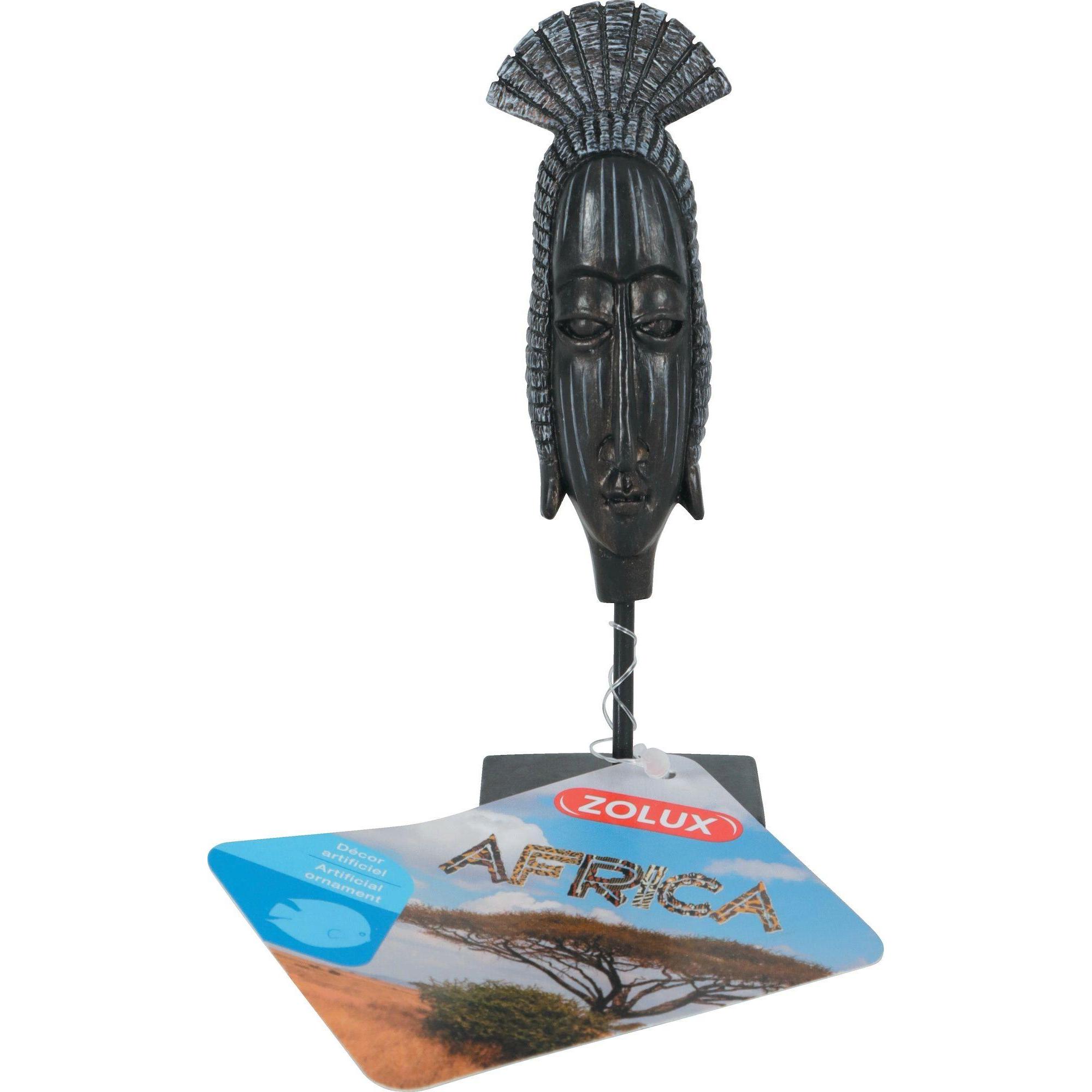 Zolux Aquatic decoration AFRICA women's mask S (Dekoration, sonstige Gegenstände), Aquarium Dekoration