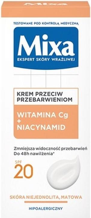 Mixa Mixalab Radiance Fluid Face Cream With Vitamin C And Spf20 For Imperfections 50ml (Suntan cream, SPF 20, 50 ml)