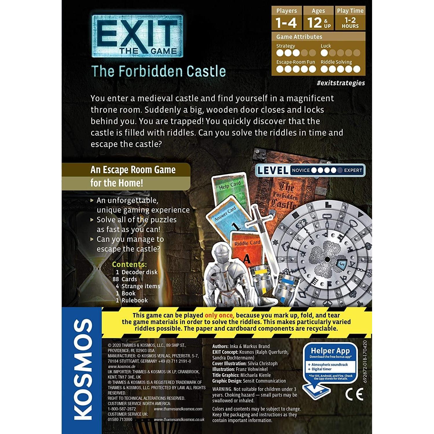 Thumbnail - Kosmos Exit: The Game - The Forbidden Castle (Englisch)