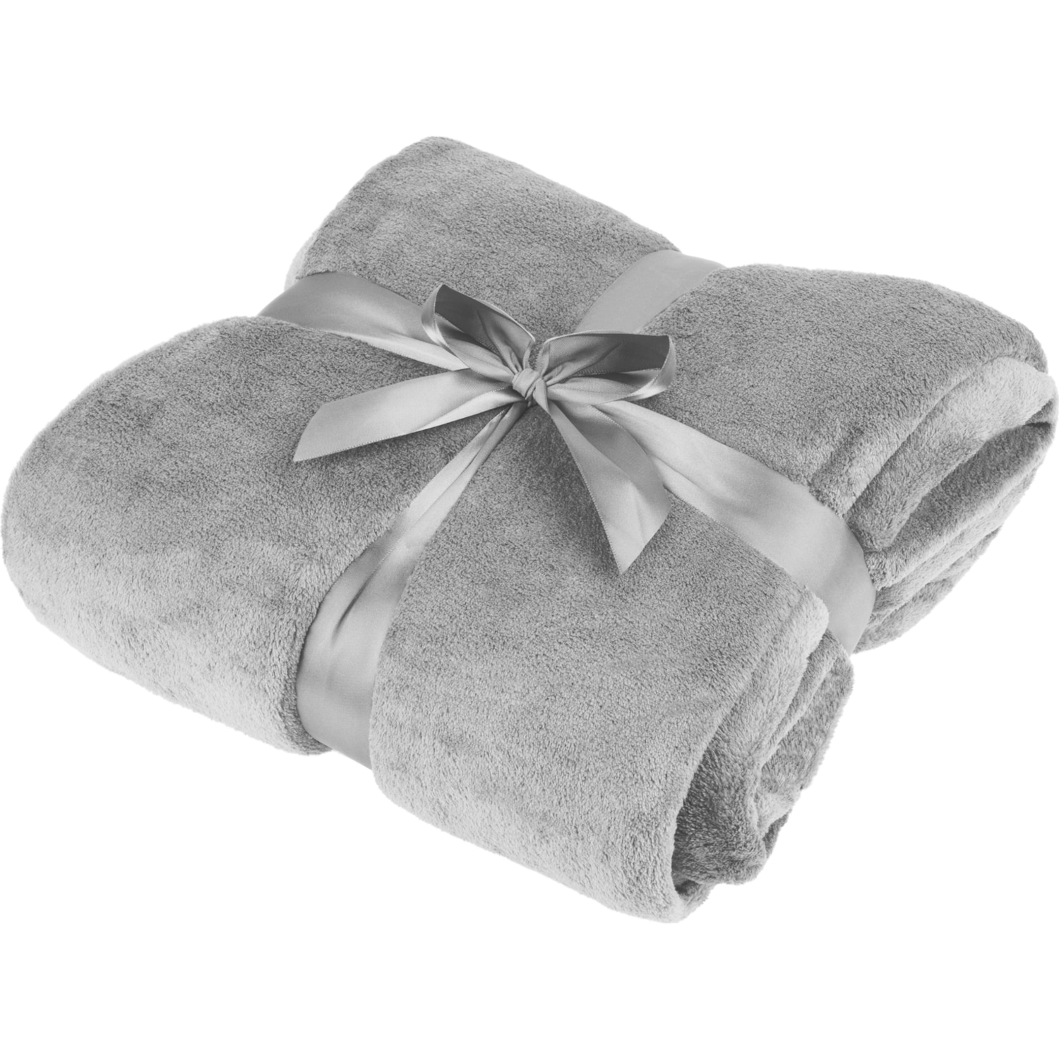 Teesa, Decke, Fleece blanket 200x220 cm - gray (200 x 220 cm)