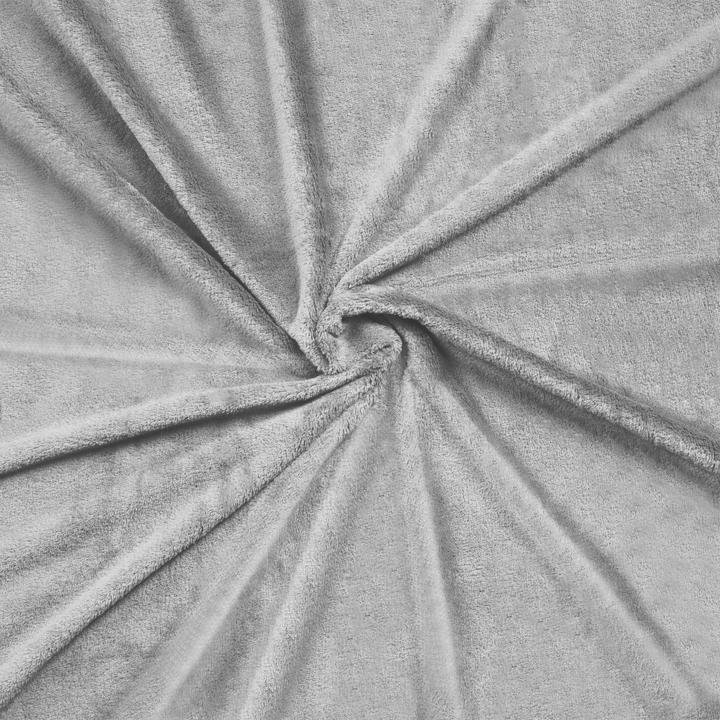 Image du produit Teesa Couverture polaire 200x220 cm - gris (200 x 220 cm)