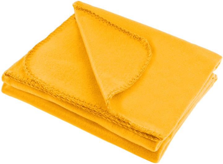 Produktbild Teesa Fleece blanket 130x150 cm - yellow (130 x 150 cm)