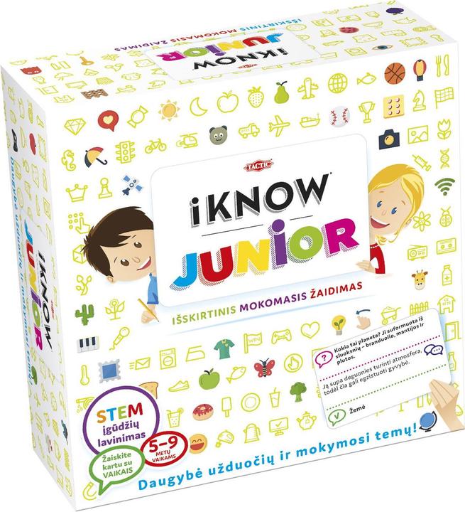 Actual product image Tactic Game for little ones "I know" (Lithuanian) (Lithuanian)