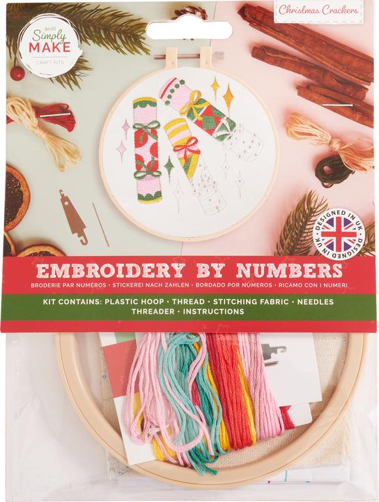 Produktbild Docrafts Simply Make - Embroidery By Numbers