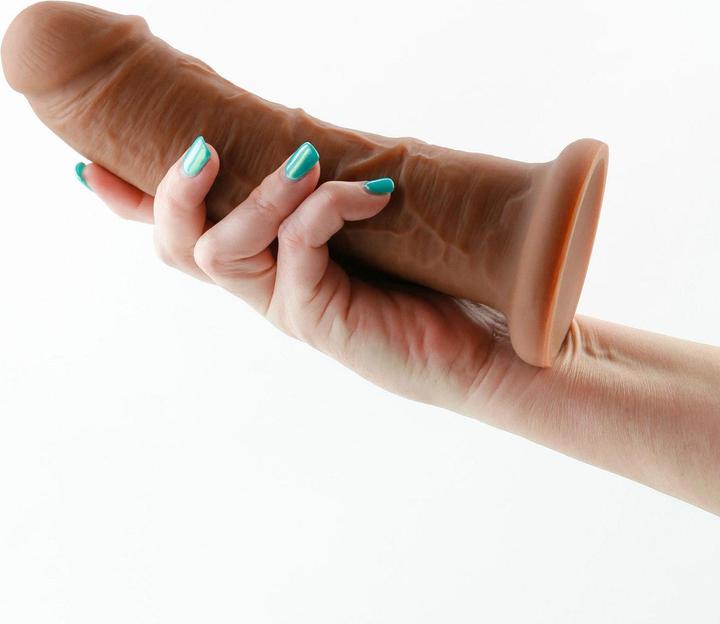 Actual product image NS Novelties Dildo with double density, wide, 7 inch