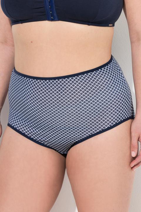 Immagine prodotto Ulla Popken Maxi slip a vita alta in confezione da cinque con fantasia/tinta unita (54, Confezione da 5 pezzi)