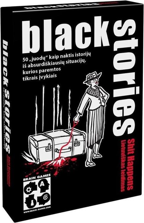 Brain Games Black Stories Shit Happens | LT (Lithuanian, 2 - 15 Players)