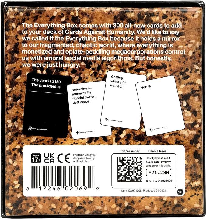 Produktbild Spilbraet Cards Against Humanity – Everything Box (Englisch)