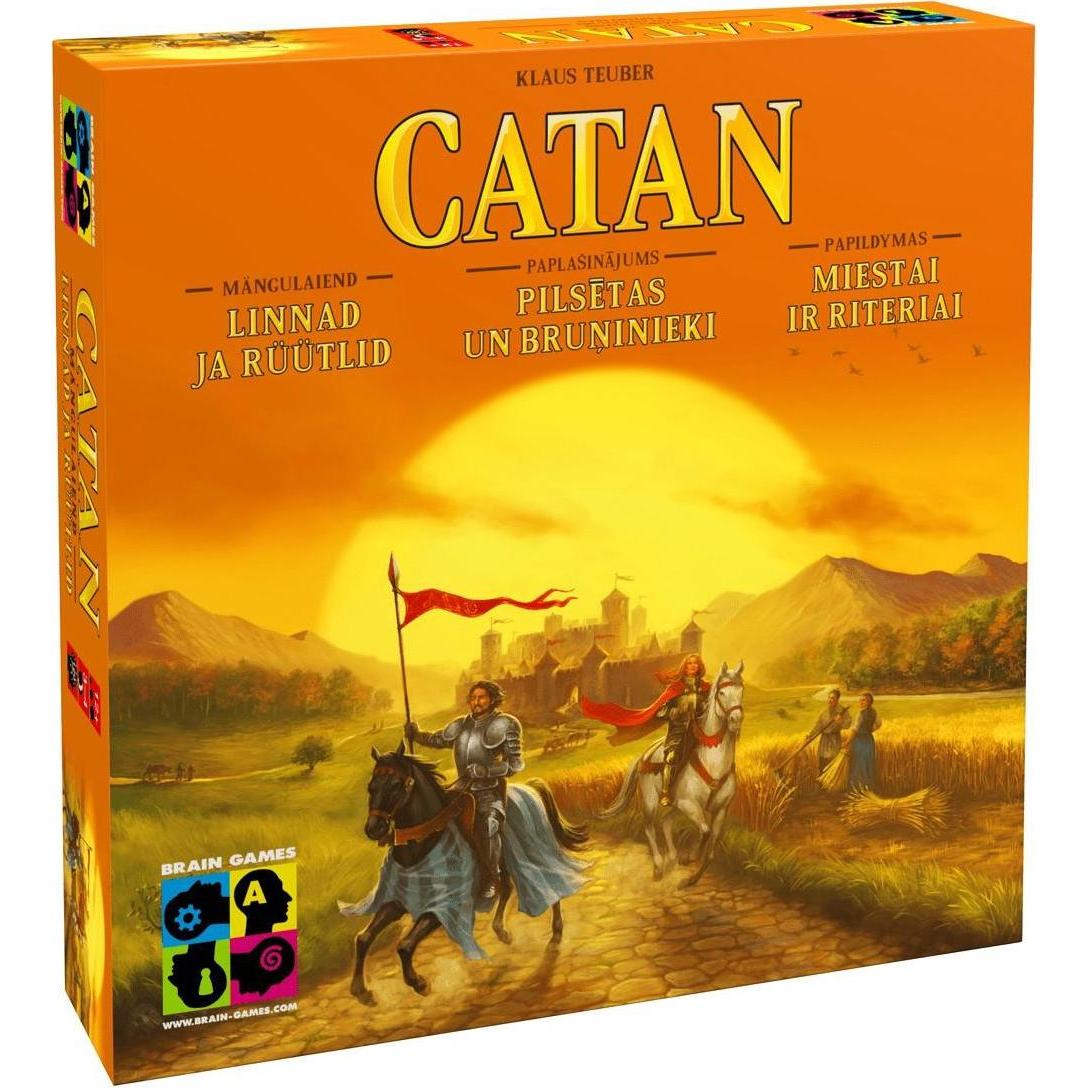 Brain Games Catan: Città e Cavalieri LT / LV / EE (Estone, Lettone, Lituano, 3 - 4 Giocatori)