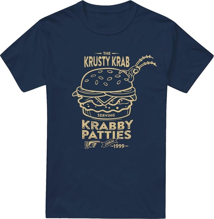 Immagine prodotto Spongebob Squarepants The Krusty Krab Shock Mono Maglietta Uomo (5XL)