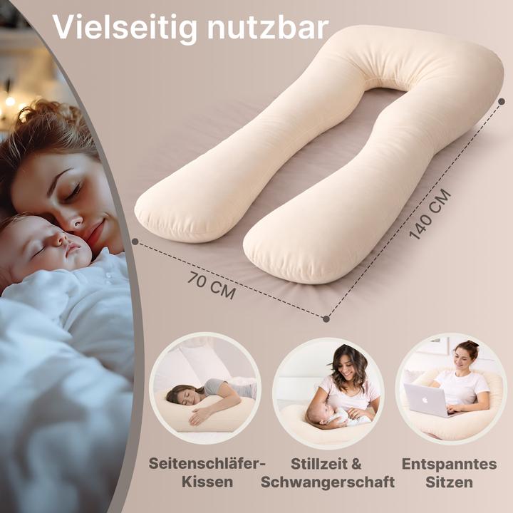Actual product image Eloneo Side sleeper pillow with cover
