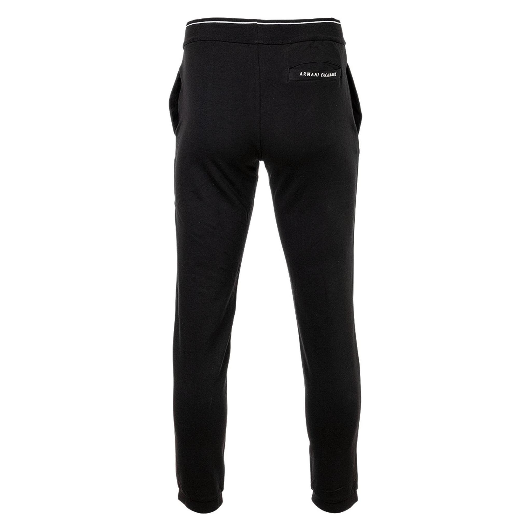 Armani Exchange, Herren, Hosen, Jogginghose Homewear Bequem Sitzend, Schwarz, (Xl)