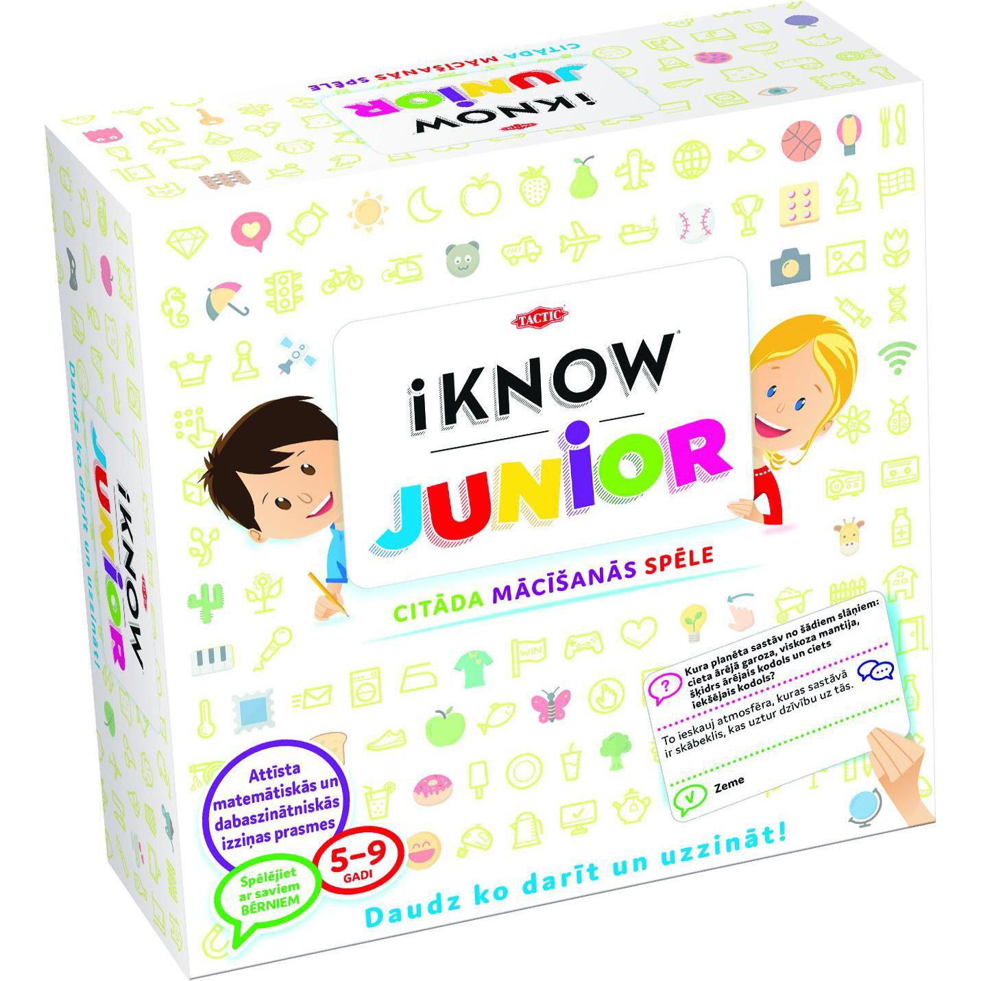 Tactic TACTICS Game "I know Junior" (Latvian) (Litauisch)