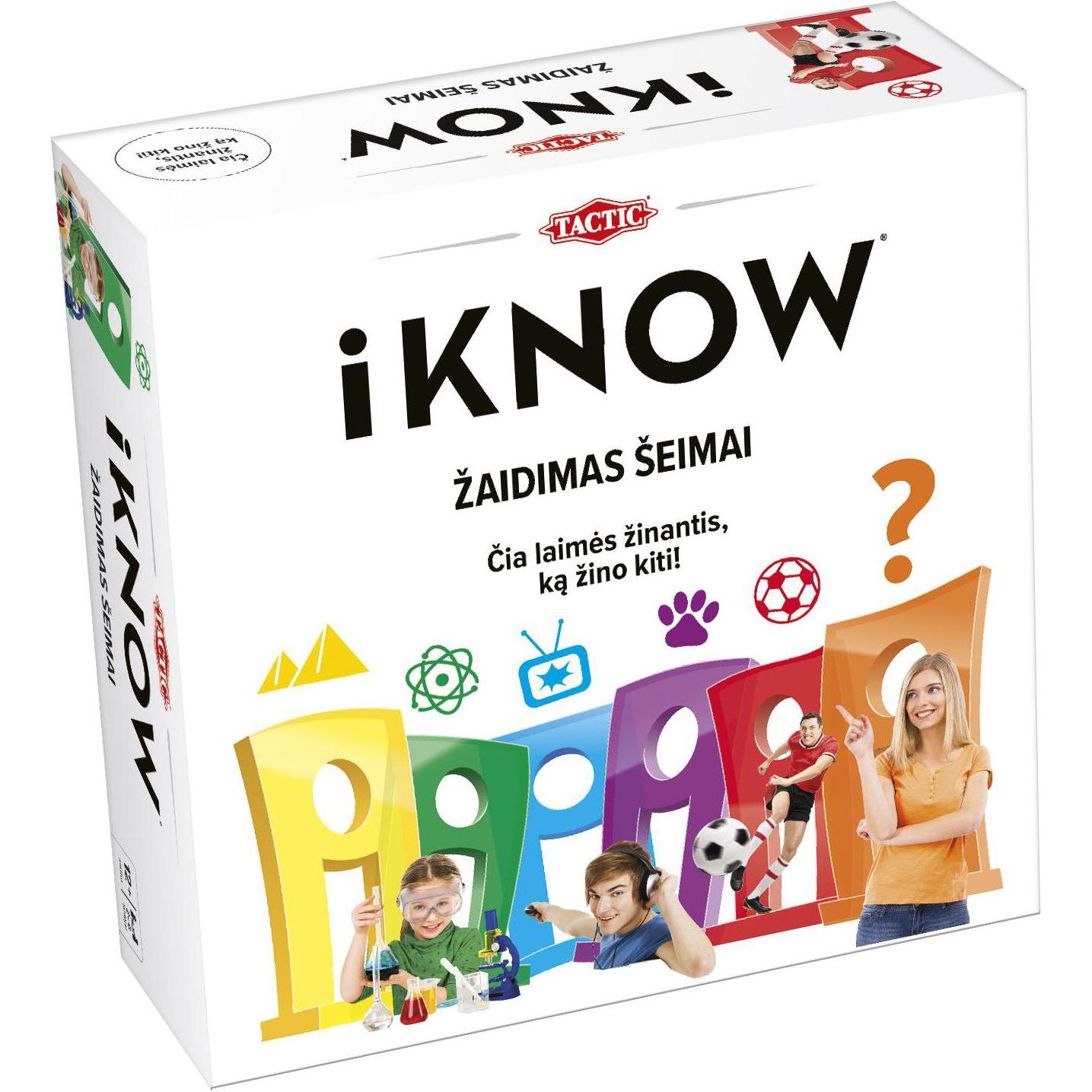 Tactic Family Game "I Know" (English) (Englisch, Litauisch)
