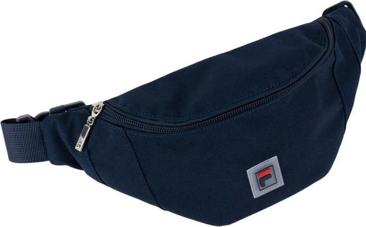 FILA Bibione mini belt bag in coated canvas FBK0002-50001, navy blue, one size fits all