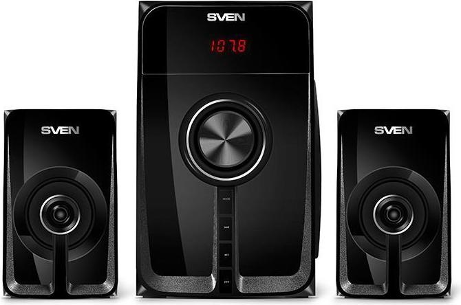 Image du produit Sven MS-307, 2.1 speakers, FM, Bluetooth, USB/SD, LED Ekranas, RC unit, power output 40W (20 + 2  1