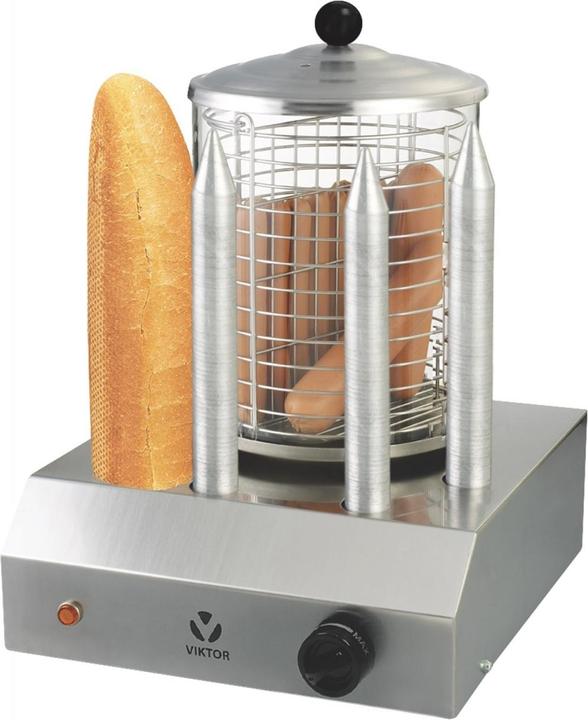 Viktor Hot Dog Maschine mit 4 Brothaltern