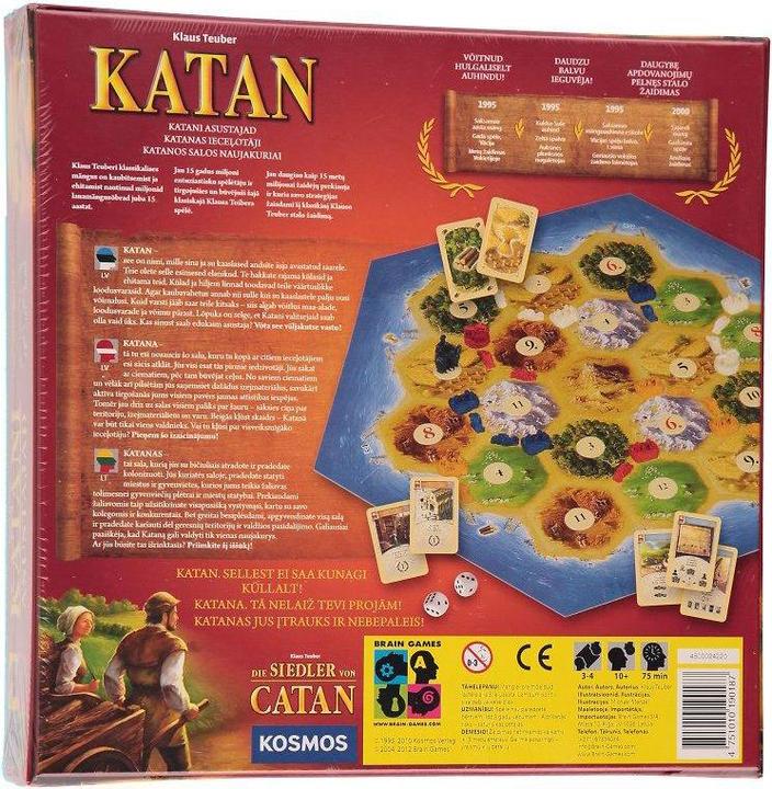 Actual product image Brain Games žaidimas Katan, BRG # KATAN / BRG # CATAN (Lithuanian, Latvian, Estonian)