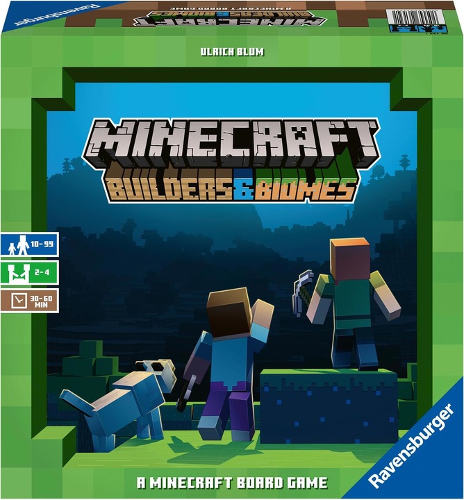 Actual product image Ravensburger board game Minecraft Builders & Biomes (LT, LV, EE), 27088 (Latvian, Lithuanian, Estonian)
