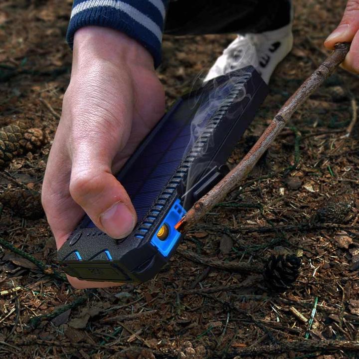 Image du produit Mikamax Banque de puissance solaire (20000 mAh, 74 Wh)