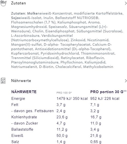 Nährwerte und Zutaten Shape Republic Slim Shake (1 Stück, Pulver, 420 g)