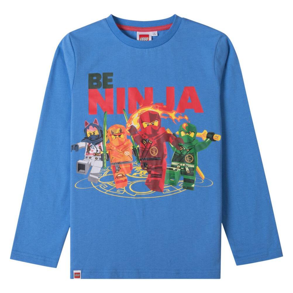 Procos, Jungen, Shirts, Lego Ninjago Be Ninja Blaues Kinder-Langarmshirt, Blau