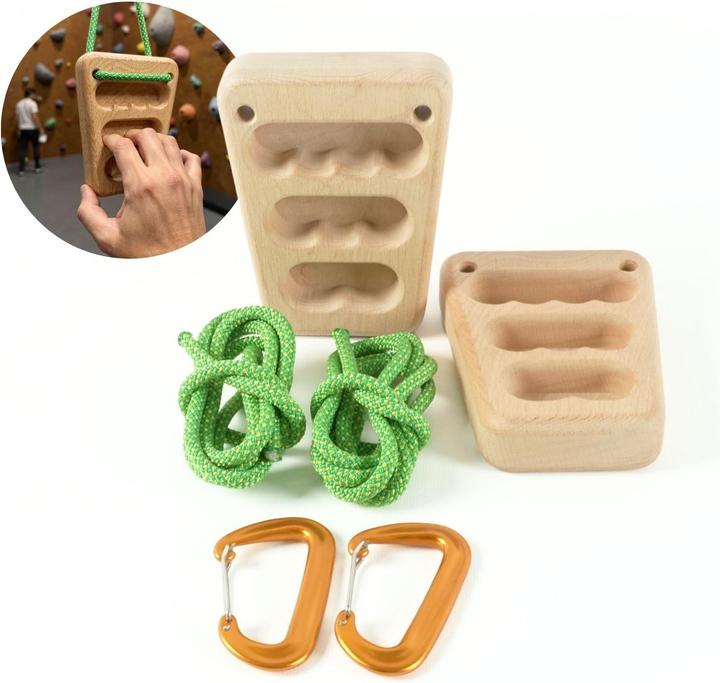 Produktbild Hermex 2er-Set Fingerboard Trapez Kletterzubehör Hangboard Kletterbrett