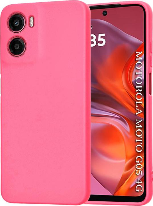 Techsuit - SoftFlex - Motorola Moto G05 / E15 - Hot Pink (Motorola Moto E, Motorola Moto G5)
