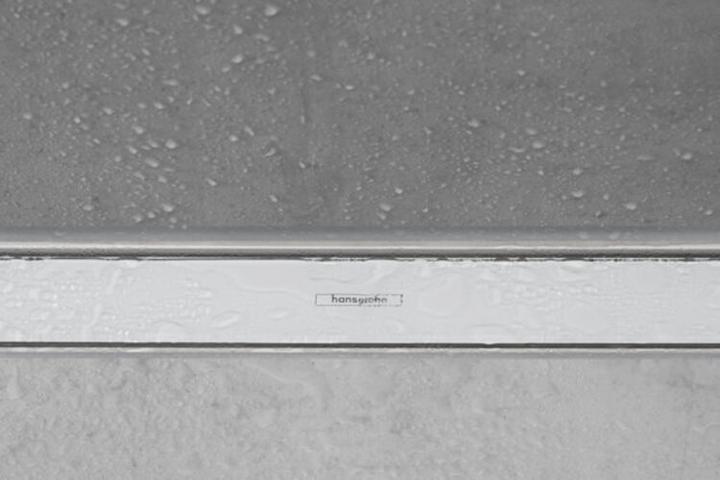 Actual product image hansgrohe HG Shower channel RainDrain Match with height-adjustable frame 900mm white (900 mm)
