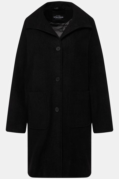 Actual product image Ulla Popken Wool Mix Walker Coat