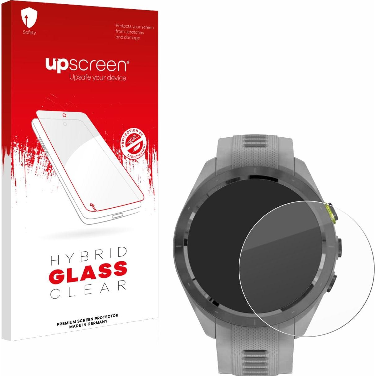upscreen Scratch Shield Panzerglasfolie, Smartwatch Schutzfolie, Transparent
