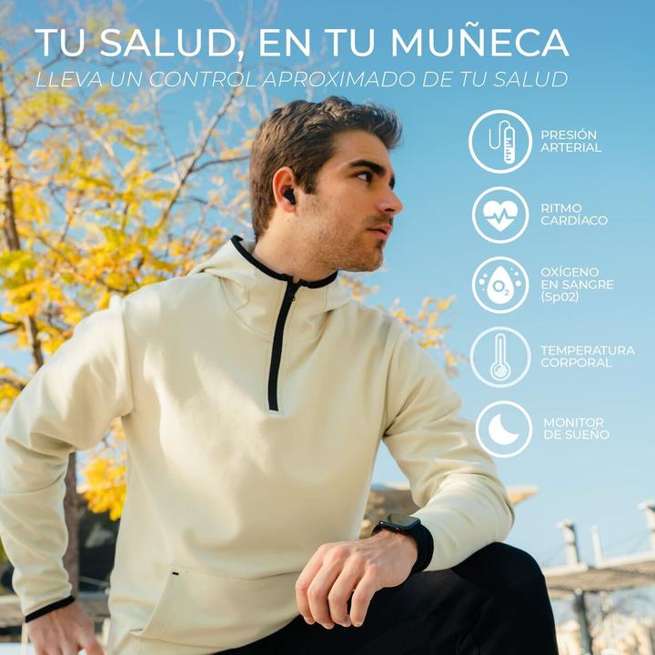 Produktbild KSIX Smartwatch Urban 3 White (44 mm)