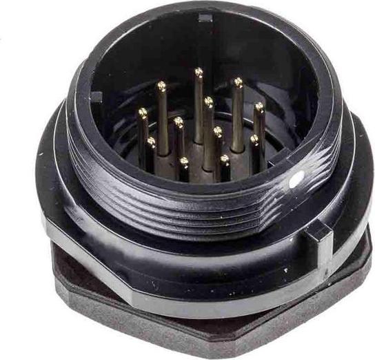 Produktbild RS PRO 12w Front Mount Male Ip68 Solder