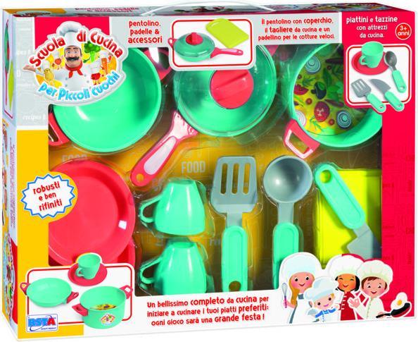 Actual product image Rs Toys Scuola di Cucina per Piccoli Cuochi - Playset Padella Pentola e Accessori