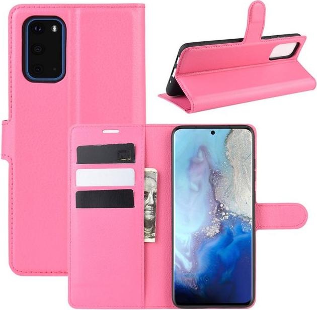 Produktbild MU Classic Litchi Leder Bookcover Series (Samsung Galaxy S20+)