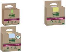Produktbild Post-it Super Sticky Haftnotizen Recycling (76 x 76 mm)