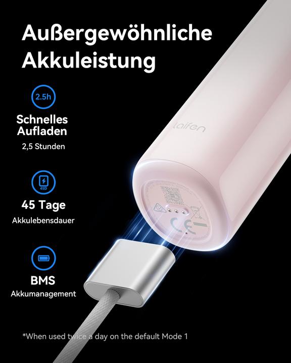 Actual product image Laifen Electric toothbrush (Oscillating toothbrush)