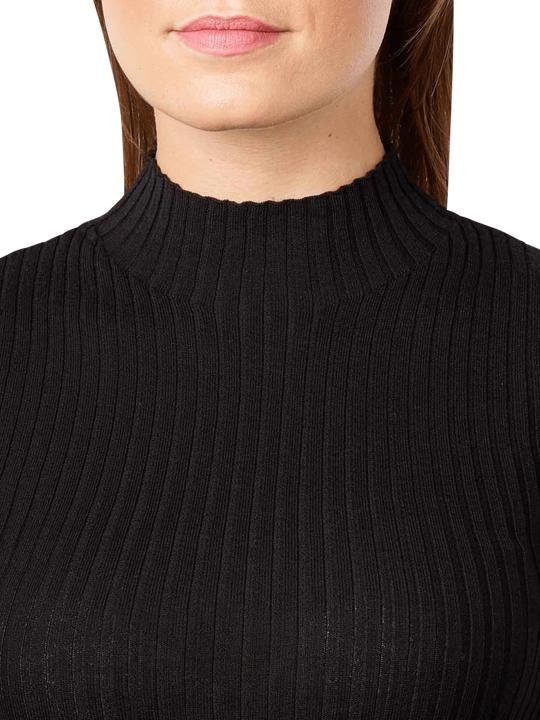 Actual product image Armedangels Alaania Pullover Stand-Up Collar Black (XS)