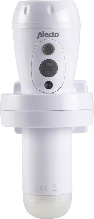Actual product image Alecto Set of 2 rechargeable LED torches with automatic switch-on, 200lm, white (200 lm)