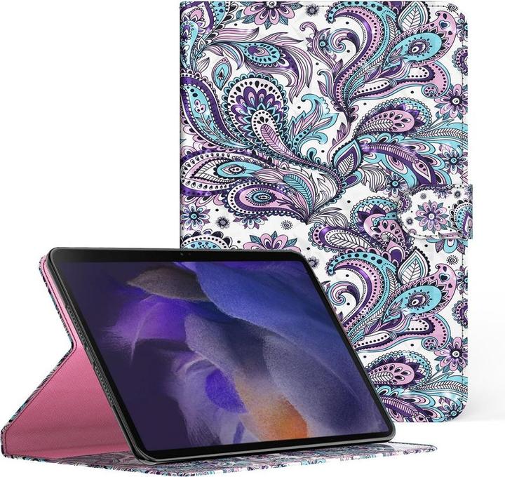 Productafbeelding Cover-Discount Galaxy Tab A8 10.5 - Etui Glitter Effect Paisley (Galaxy Tab A8)