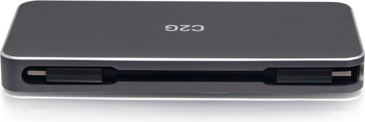 Produktbild C2G USB-C 7-in-1 Dual Display MST-Dockingstation mit HDMI, DisplayPort, Ethernet, USB und Power Deli (USB-C)