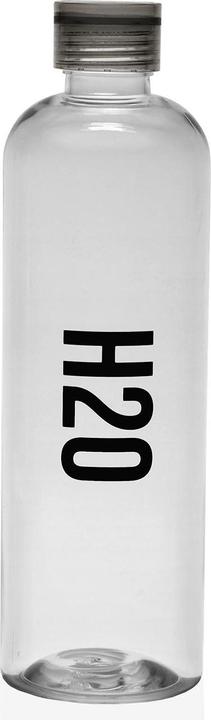 Image du produit Versa Bouteille d'eau H2o Noir acier polystyrène 1,5 L 9 x 29 x 9 cm (1.50 l)